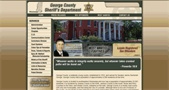 Desktop Screenshot of georgecountymssheriff.com